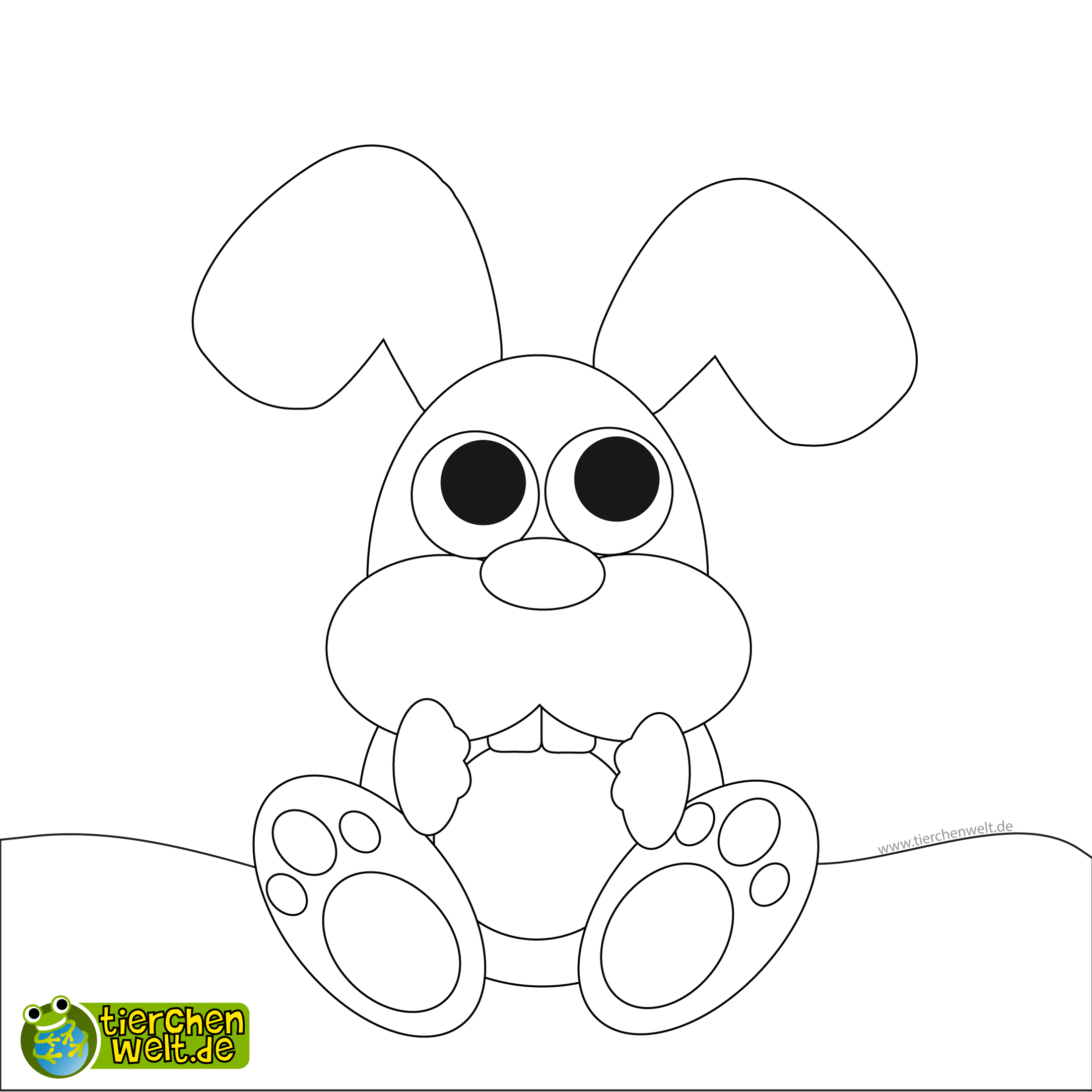 Malvorlage Hase