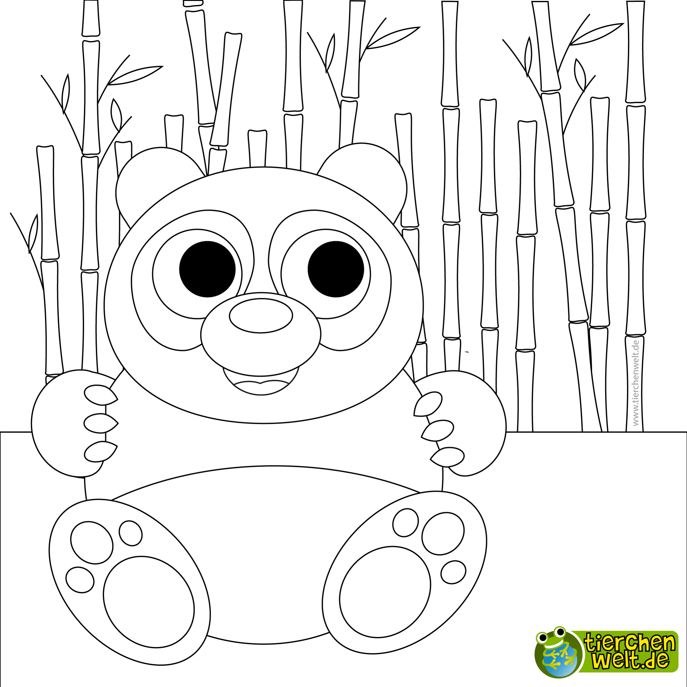 Malvorlage Panda