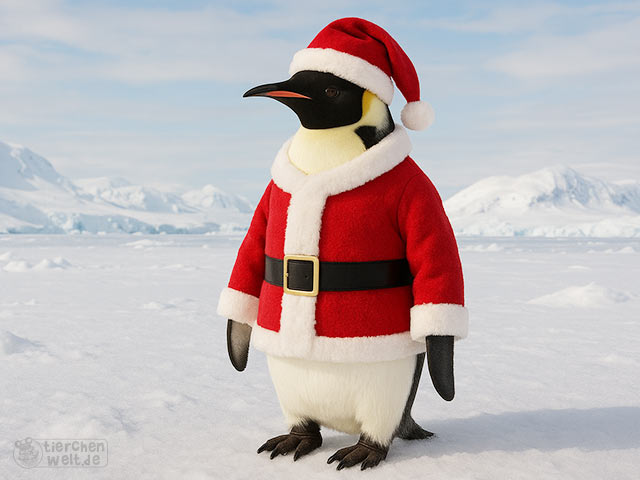 Weihnachts-Kaiserpinguin