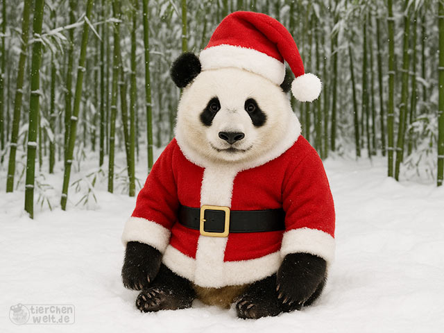 Weihnachts-Panda