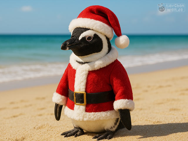 Weihnachts-Brillenpinguin