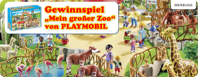 Cabra El actual Catedral Gewinnspiel: PLAYMOBIL - Mein großer Zoo