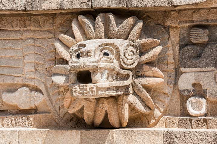 Tempel des Quetzalcoatl