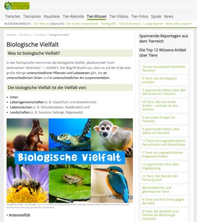 biologische vielfalt