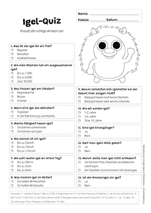 Igel Quiz