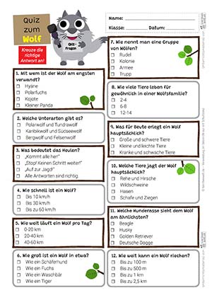 Wolf Quiz
