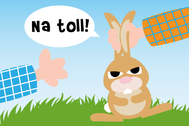 Osterhase als Zahlungsmittel