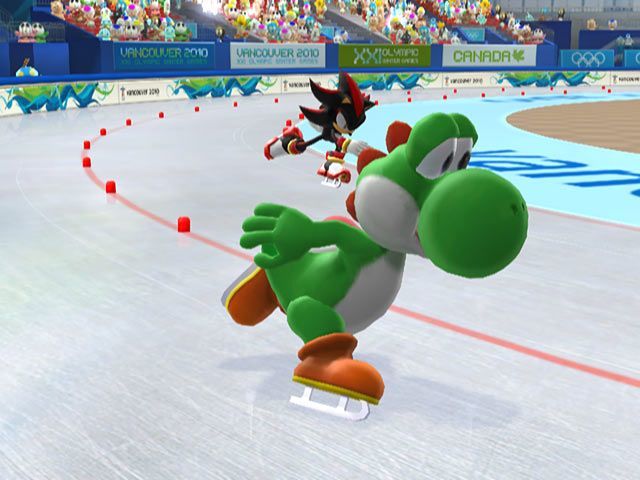 mario sonic olympische winterspiele yoshi